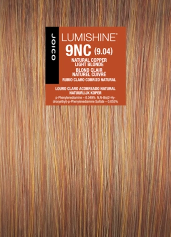 Joico Lumishine Permanent Créme - 9NC (9.04) Natural Copper Light Blonde Hajfesték 74ml főképe